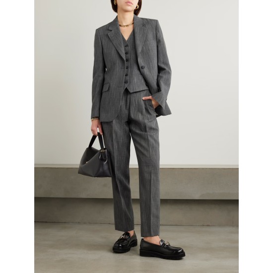 Wool-blend blazer